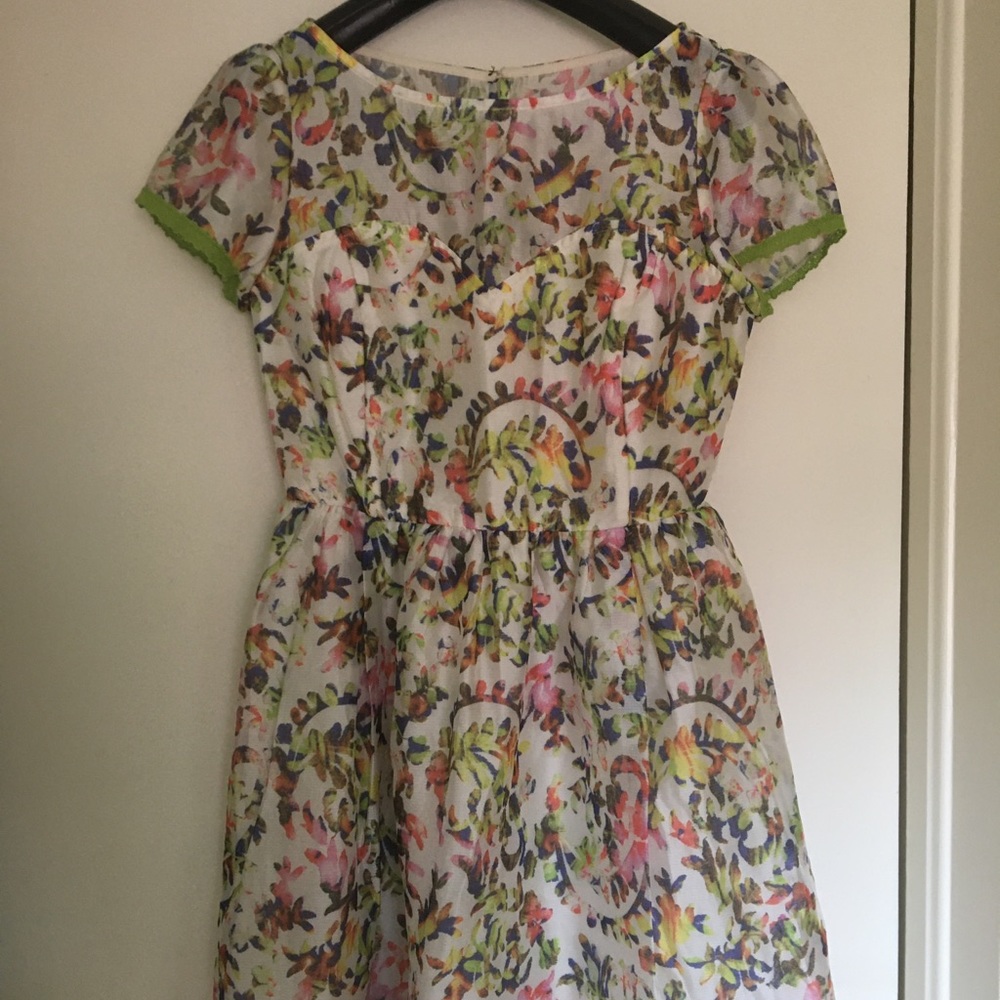 Colorful Floral Summer Dress